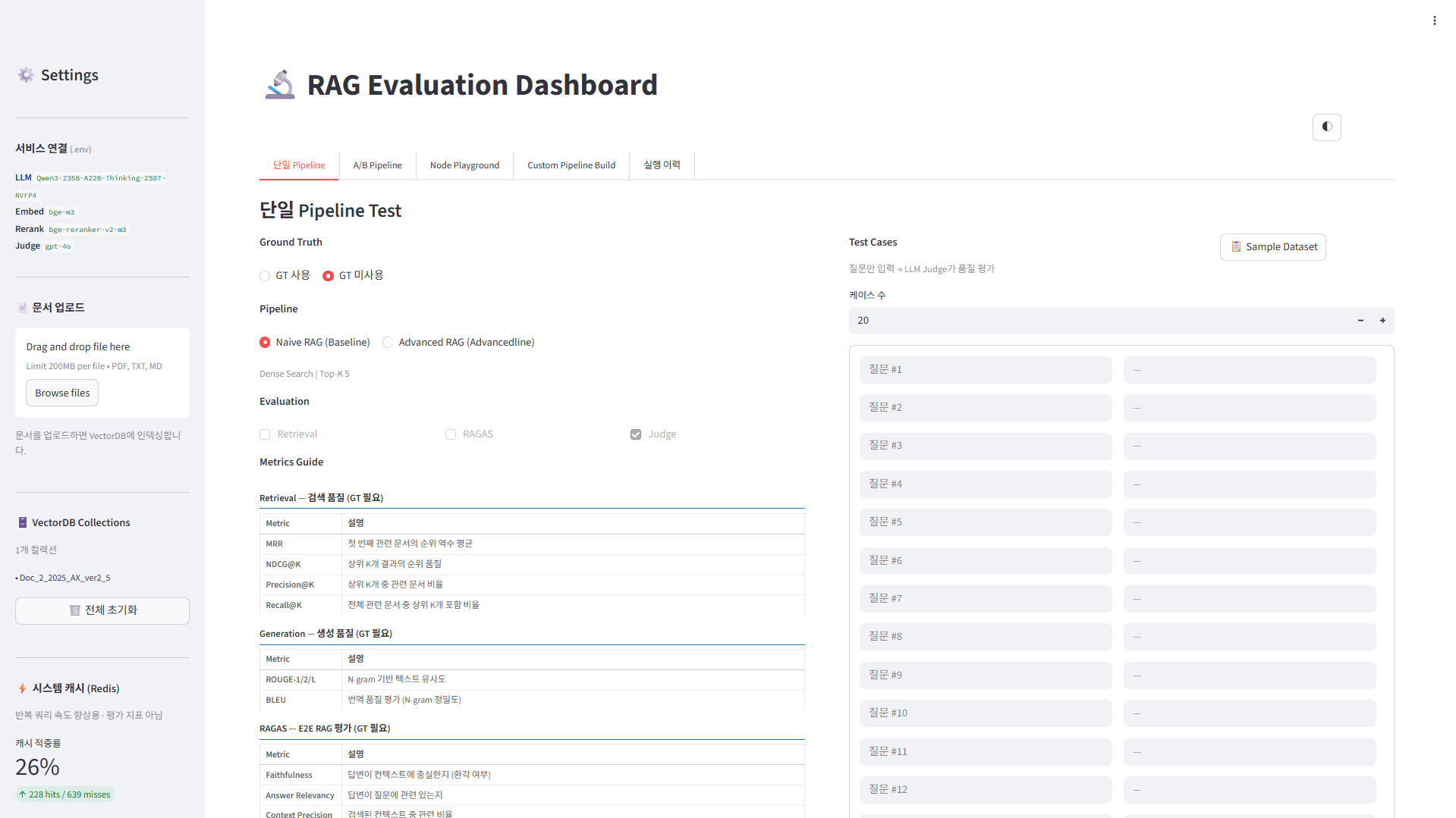 RAG Evaluation Framework