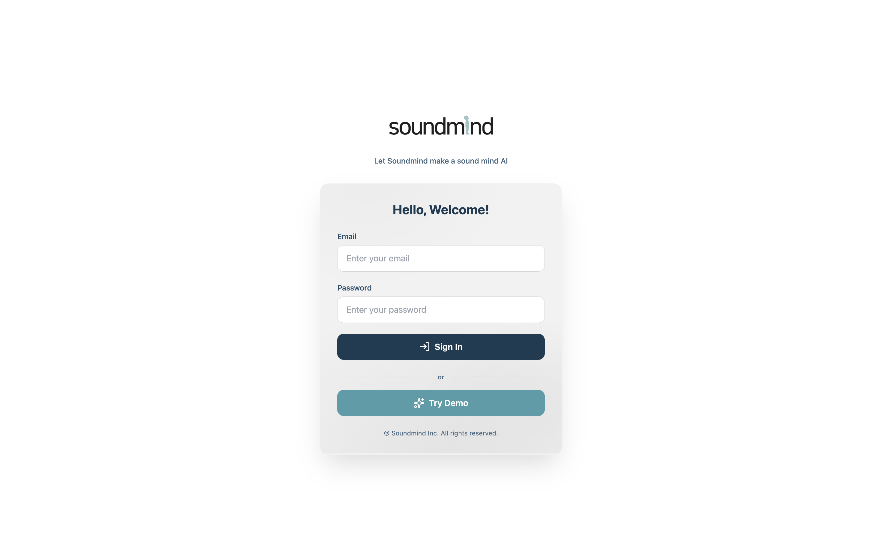 AI Platform - Login