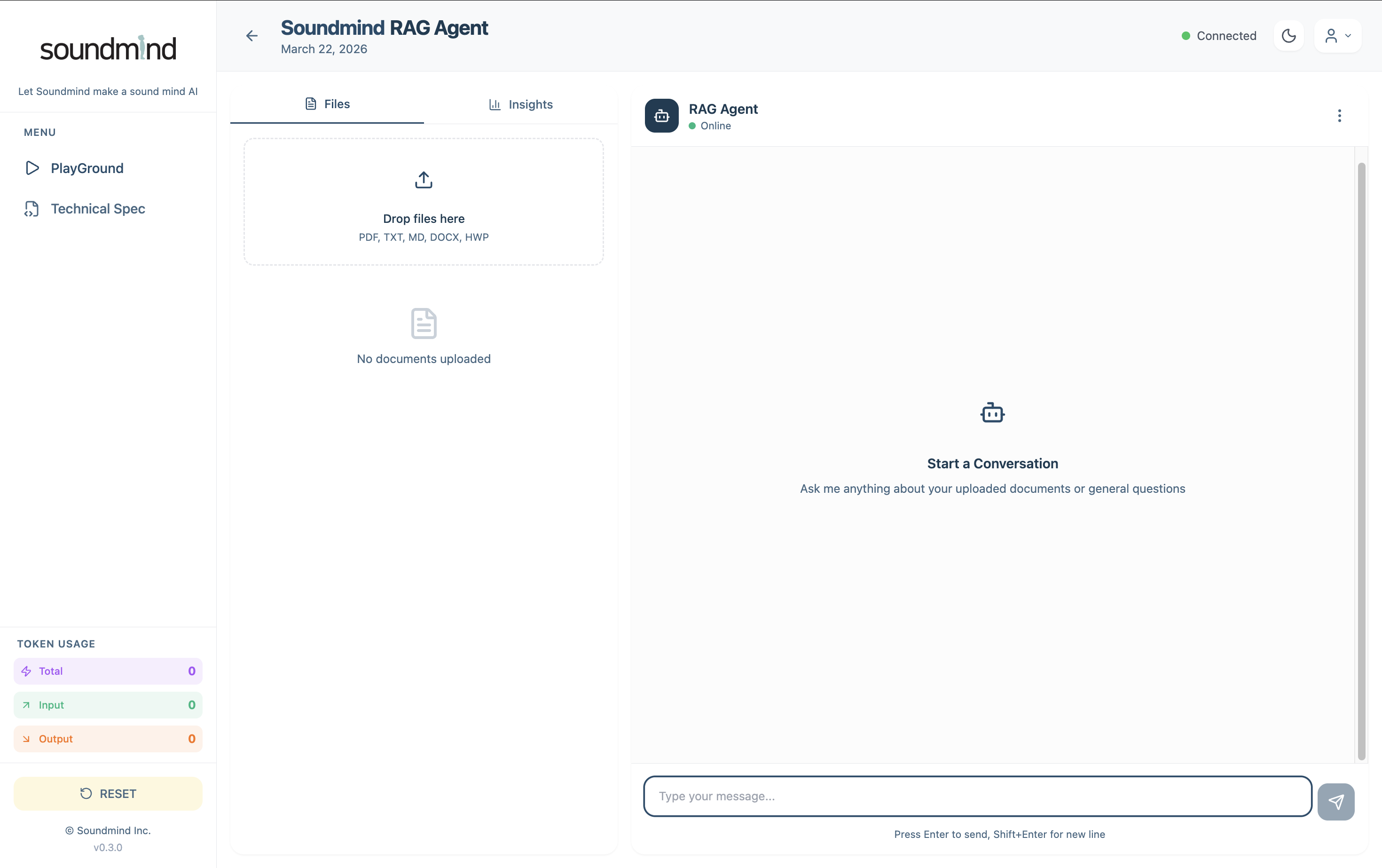 RAG Agent - Chat Session